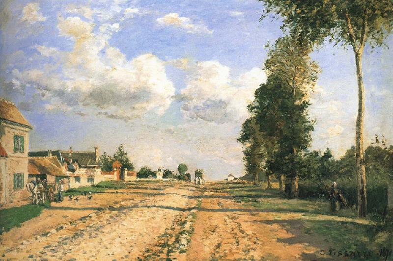 Camille Pissarro Versailles Road